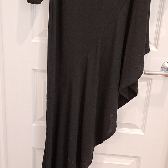 Hello Molly Charcoal Asymmetrical Dress - Picture 2 of 3